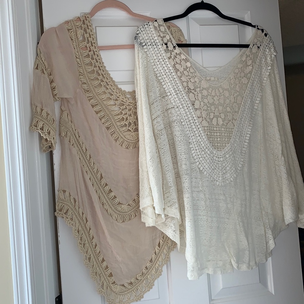 Beach cover ups x2